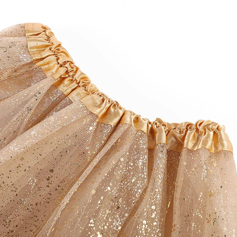 Adult hot mesh tutu skirt 2025 street fashion solid color skirt