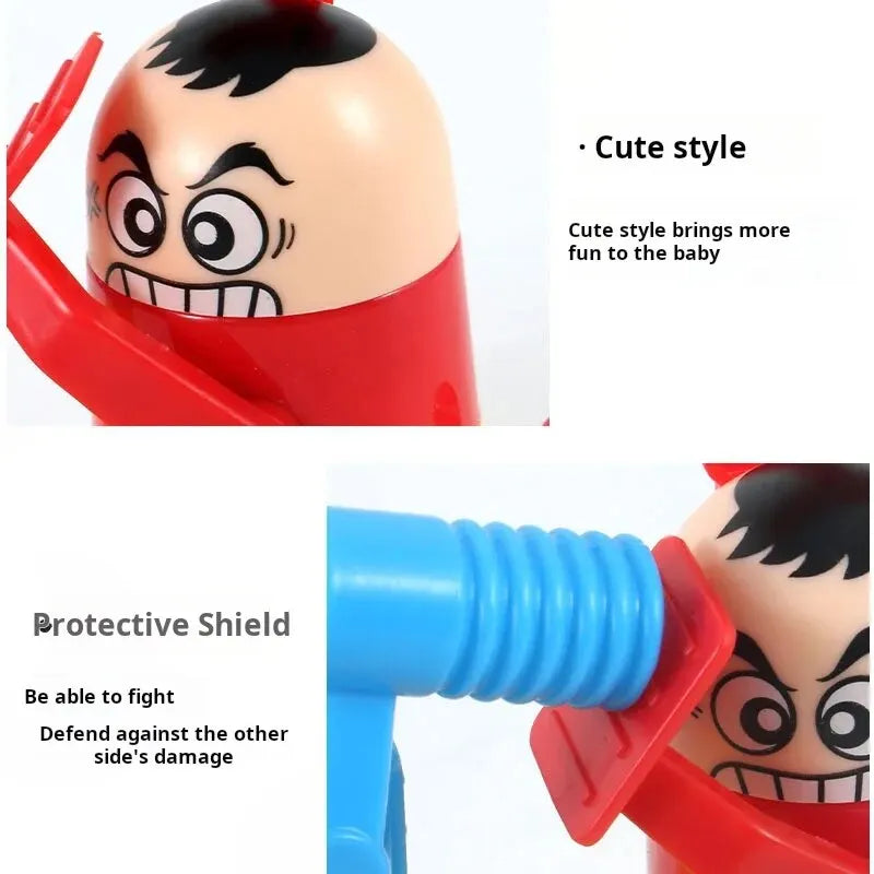 1pc Children's Head Knocking Little Man Fighting Red and Blue Attack