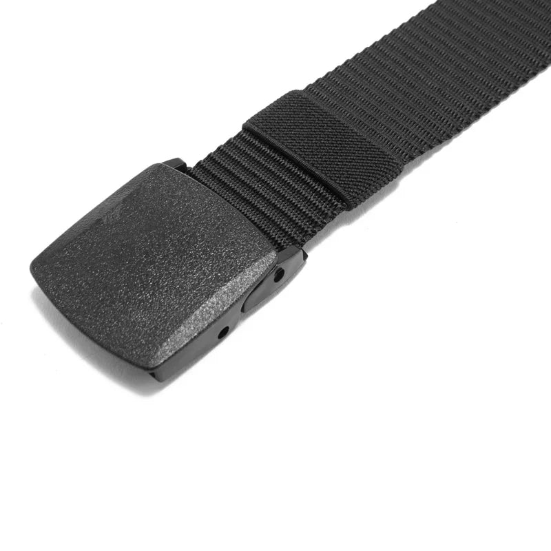 Automatic Buckle Nylon Belt, Fashionable MEN'S Canvas Outdoor Belt,