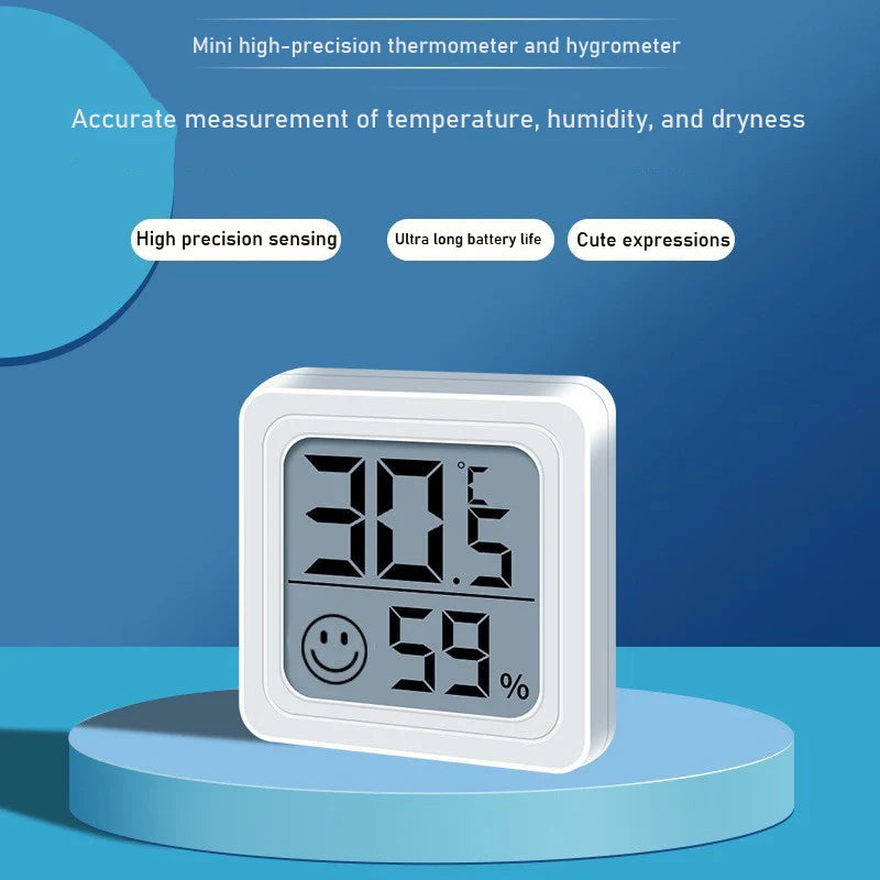 Mini Digital LCD Thermometer and Hygrometer - Indoor High Accuracy