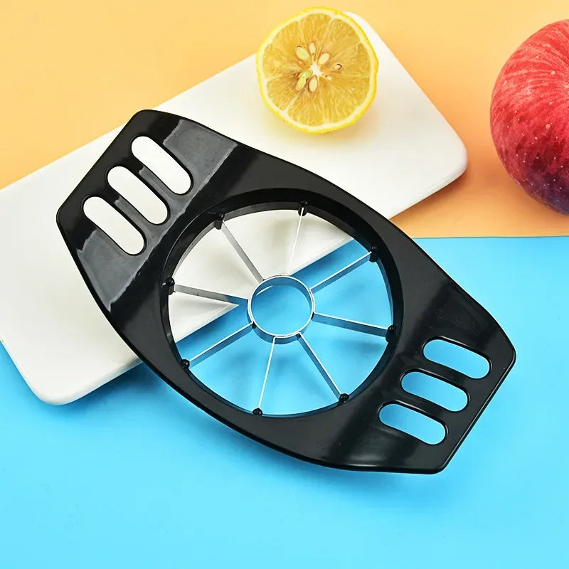Kitchen Gadgets Plastic Apple Cutter Stainless Steel Slicer Fruit