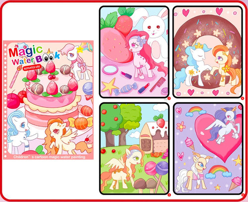 NEW Kids Magic Water Drawing Books Coloring Books Painting Toys for