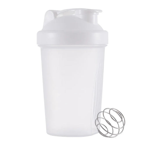 400ML Blender Shaker Bottle with Scale Protein Shakes Leakproof for