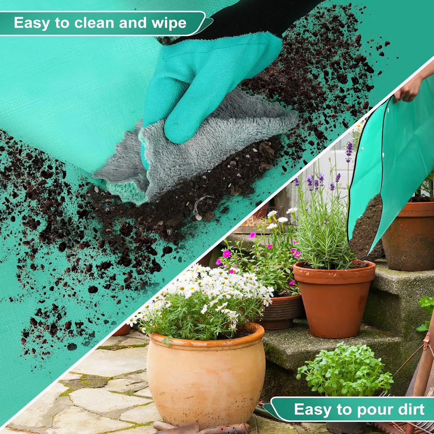 1PCS Plant Repotting Mat 50-100cm Thickened Waterproof For Indoor