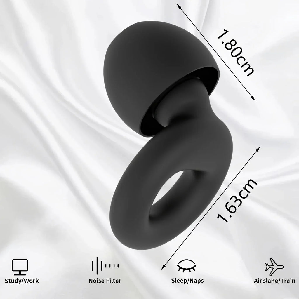 HUAK Concert Ear Plugs, High Fidelity Noise Cancelling Silicone Ear