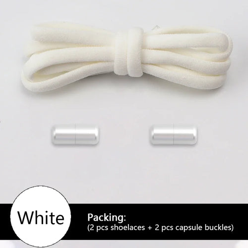 NEW Colorful Options Elastic laces Sneakers No tie Shoelace for Sports