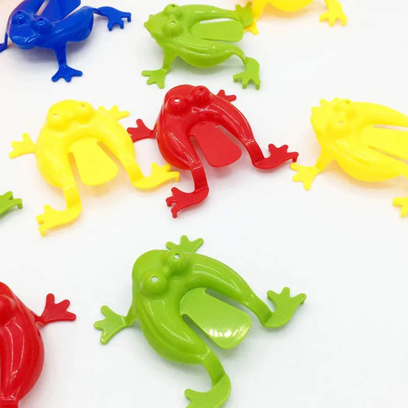 10-20Pcs Jumping Frog Bounce Fidget Toys For Kids Novelty Assorted
