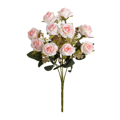 Silk Rose Artificial Flower Hotsale Wedding Bridal Bouquet Home