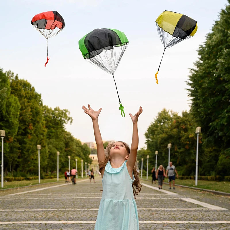 Parachute Toys for Kids Tangle Free Outdoor Flying Parachute Men