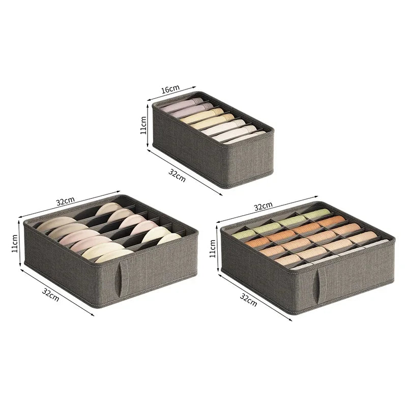 20/6/7/1 Grids Cation PP Sock Bra Pants Simplicity Organizers Of