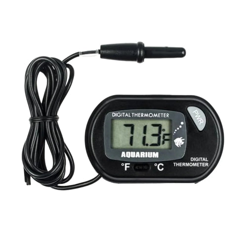 Digital Aquarium Thermometer with Probe Suction Cup Fish Tank Water