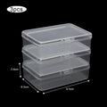 10/3Pcs Transparent Plastic Boxes Playing Cards Container Storage Case