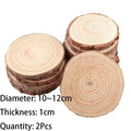 3-16CM/1-10pcsThick Natural Pine Round Unfinished Wood Slices Circles