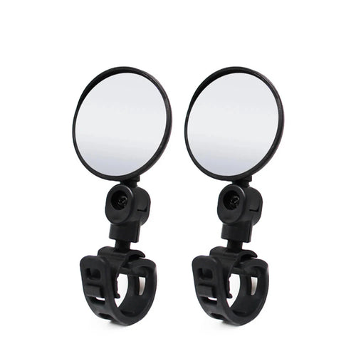 2PCS Bicycle Rearview Mirror 360 Degree Adjustable Rotatable Universal