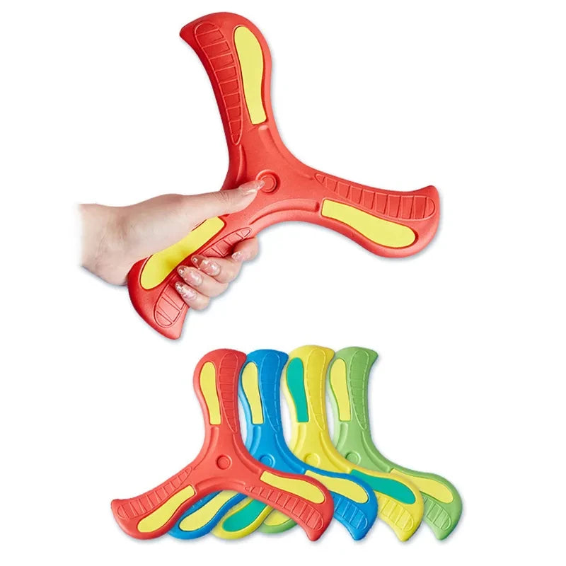 Children Boomerang Soft Three-leaf Cross Outdoor Toy Flying Disc