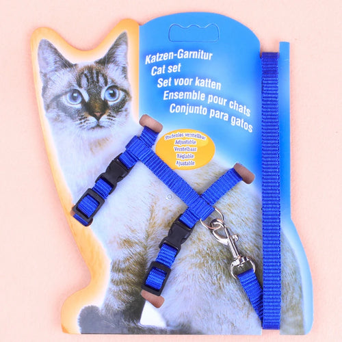 Cat leash I-shaped special dog leash for going out is firm and safe