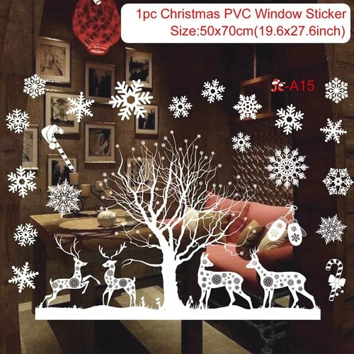 Christmas Window Stickers Christmas Wall Sticker Kids Room Wall Decals