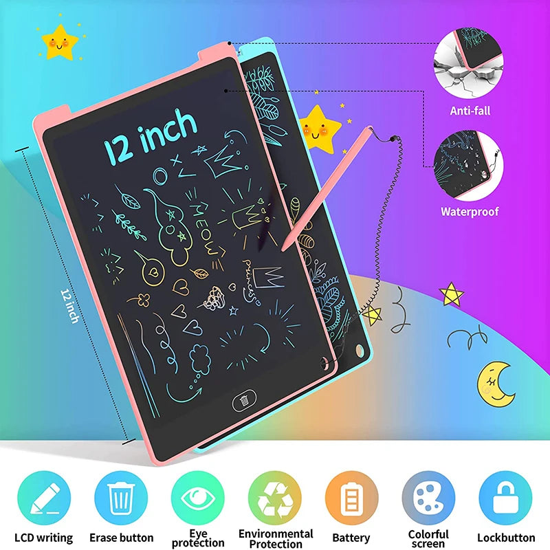 8 / 12 inch LCD Writing Tablets  Board Drawing Tablet LCD Screen