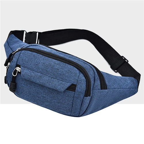 Waist Packs Waterproof Outdoor Sports Bag Unisex Canvas Pouch Fanny