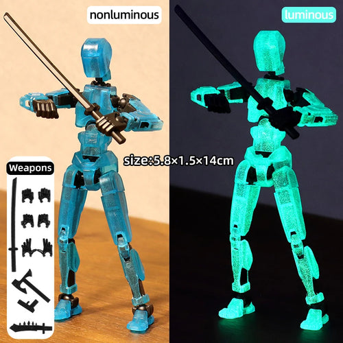 Multi-Jointed Movable Shapeshift Robot 3D Printed Mannequin Dummy 13