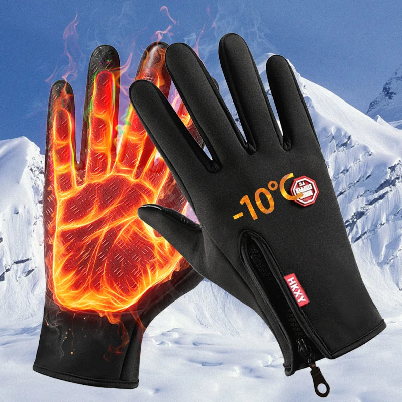 Winter Gloves For Men Women Touchscreen Warm Outdoor Cycling Driving