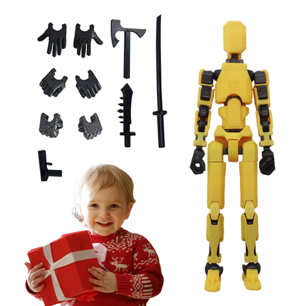 1PCS 13 Joints Figure Articulate Movable Dummy Doll Diy Assembly Toy