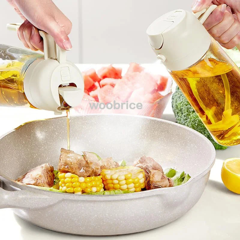 Oil Dispenser Seasoning Accessories Oil Cruet Bottle Oil Spray Kitchen
