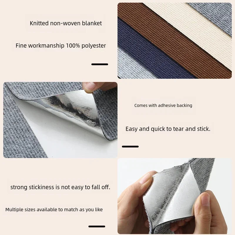 Self-Adhesive Carpet Cats Scratch Board Wall Anti Cat Scratch Sofa Diy