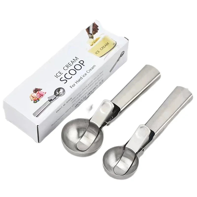 Stainless Steel Dual-purpose Ice Cream Scoop Ice Cream Scooper
