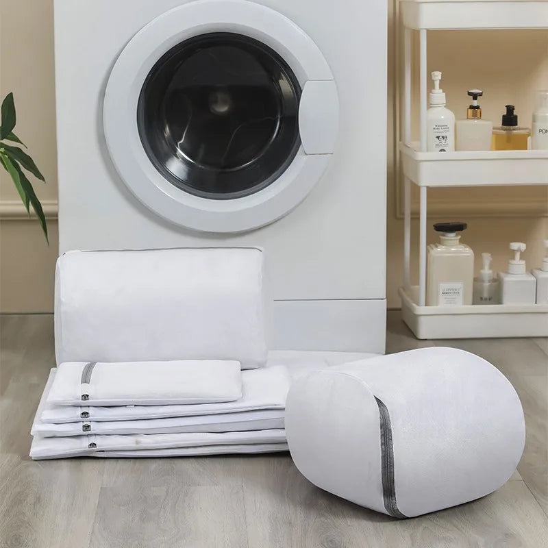 Versatile Shoe Washing Bag - Durable Mesh Laundry Bag for Sneakers,