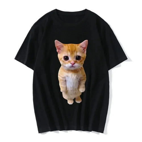 Funny Cat 3D Print Women Casual Oversized T-Shirt Women Men Harajuku T