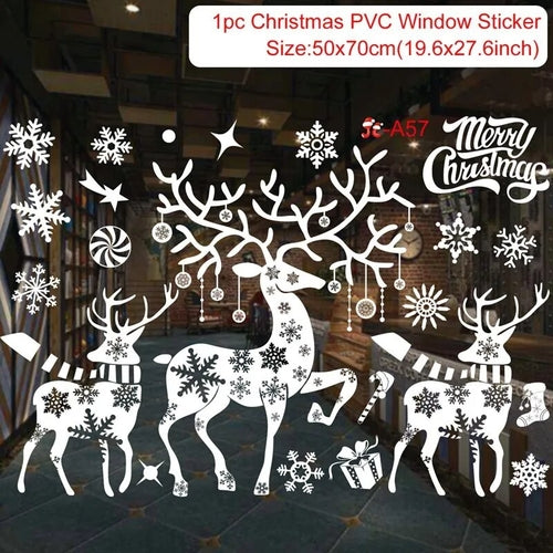 Christmas Window Stickers Christmas Wall Sticker Kids Room Wall Decals