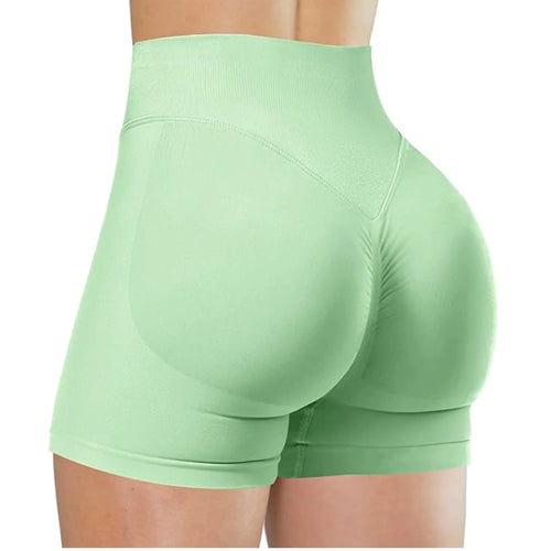 Summer High Waisted Yoga Shorts Fashionable and Sexy Running Fitness