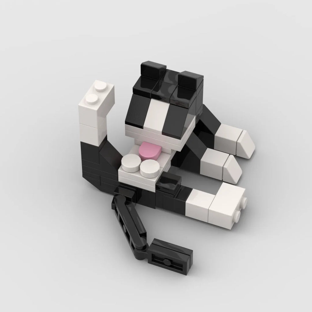 Animal Series 62Pcs MOC Bricks Cat Figires DIY Building Blocks Kids