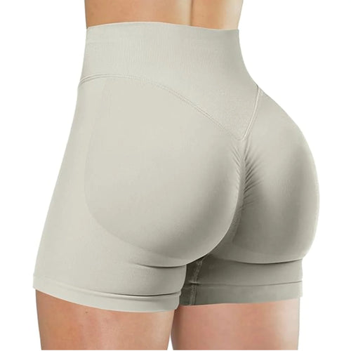 Summer High Waisted Yoga Shorts Fashionable and Sexy Running Fitness