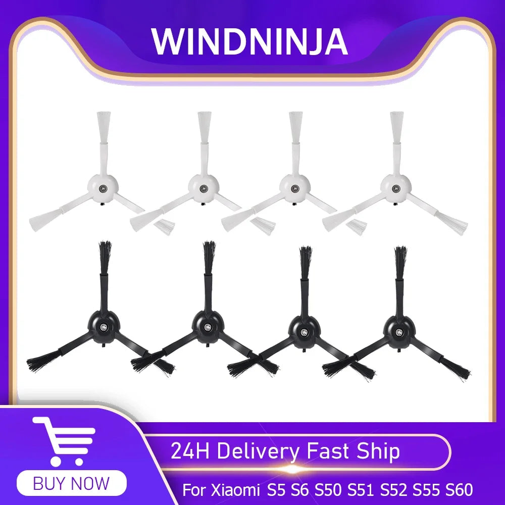 Side Brush For Xiaomi 1S For Roborock S6 S6 Pure S50 S5 Max G20S S8