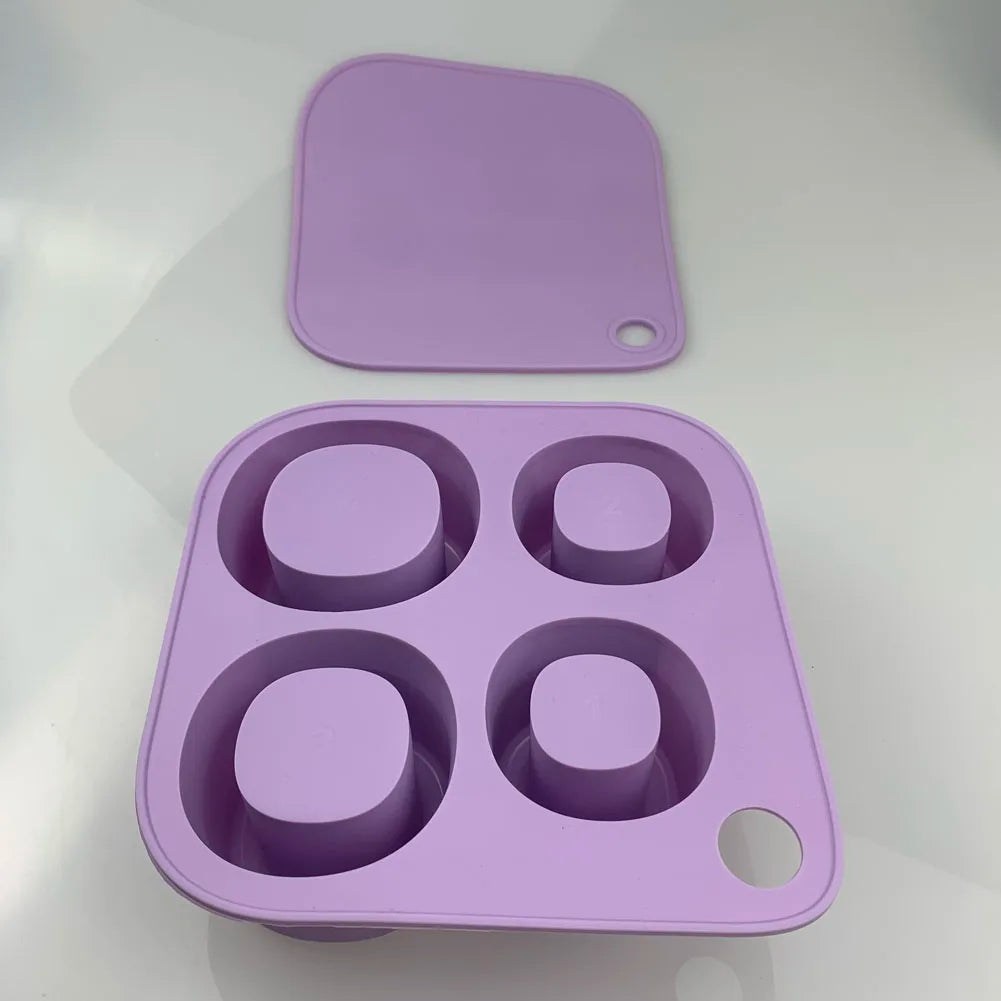 Ice Cube Tray Mold for Tumbler Stanley Cup Silicone Cylinder Ice Cube