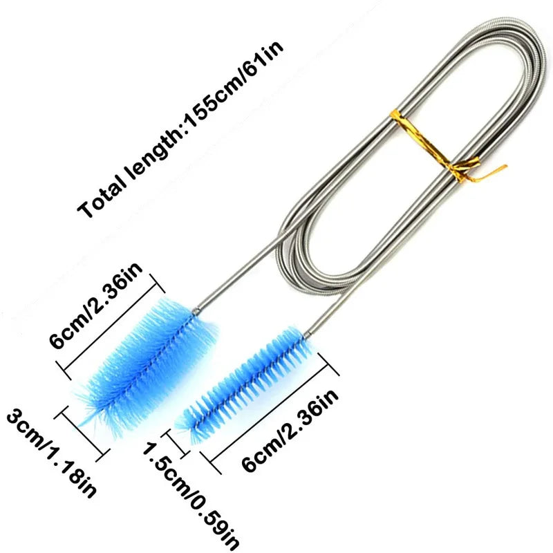 Aquarium Cleaning Brush for Water Filter Pump Lily Pipe Air Tube Hose