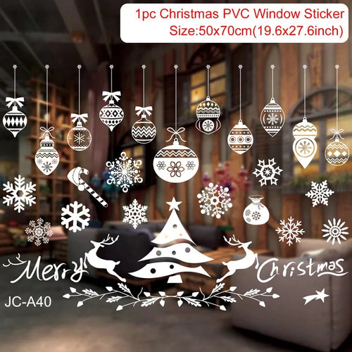 Christmas Window Stickers Christmas Wall Sticker Kids Room Wall Decals