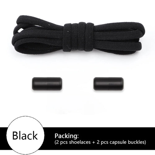 NEW Colorful Options Elastic laces Sneakers No tie Shoelace for Sports