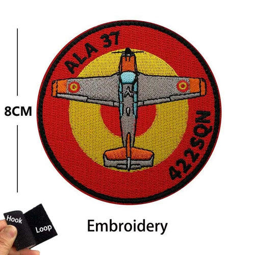 Infrared Reflective Patch Spanish Flag,Burgundy Cross Emblem Applique