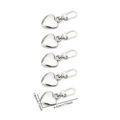 5 PCS Zipper Slider Puller Instant Zipper Repair Kit Replacement