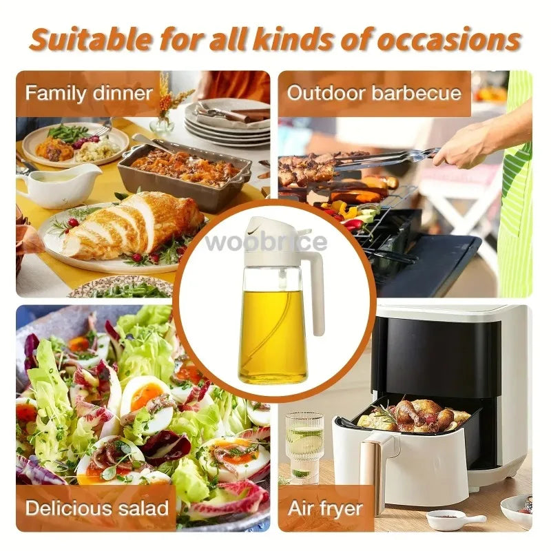 Oil Dispenser Seasoning Accessories Oil Cruet Bottle Oil Spray Kitchen