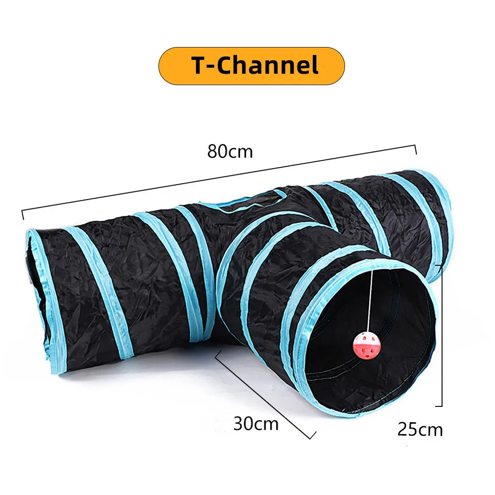 Cat Tunnel Pet Supplies Cat S T Pass Play Tunnel Foldable Cat Tunnel