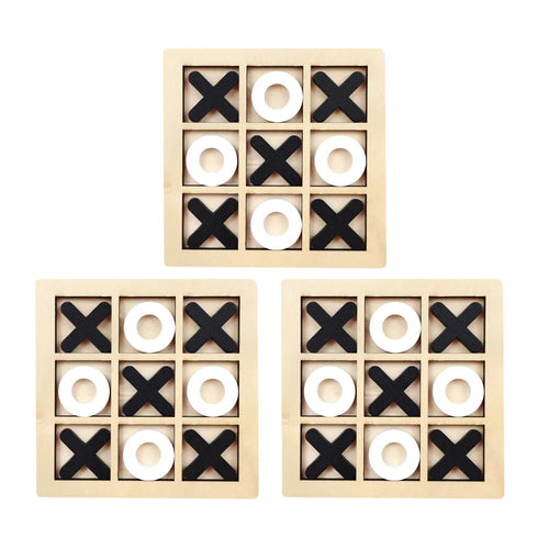 Montessori Play Game Wooden Toy Mini Chess Interaction Puzzle Training