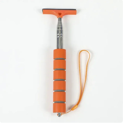 Telescopic Stainless Steel Car Rearview Mirror Wiper with Retractable