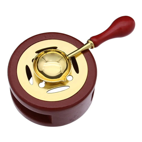 1set Wax Seal Warmer,Wax Seal Kit with Wax Seal Spoon for Melting Wax