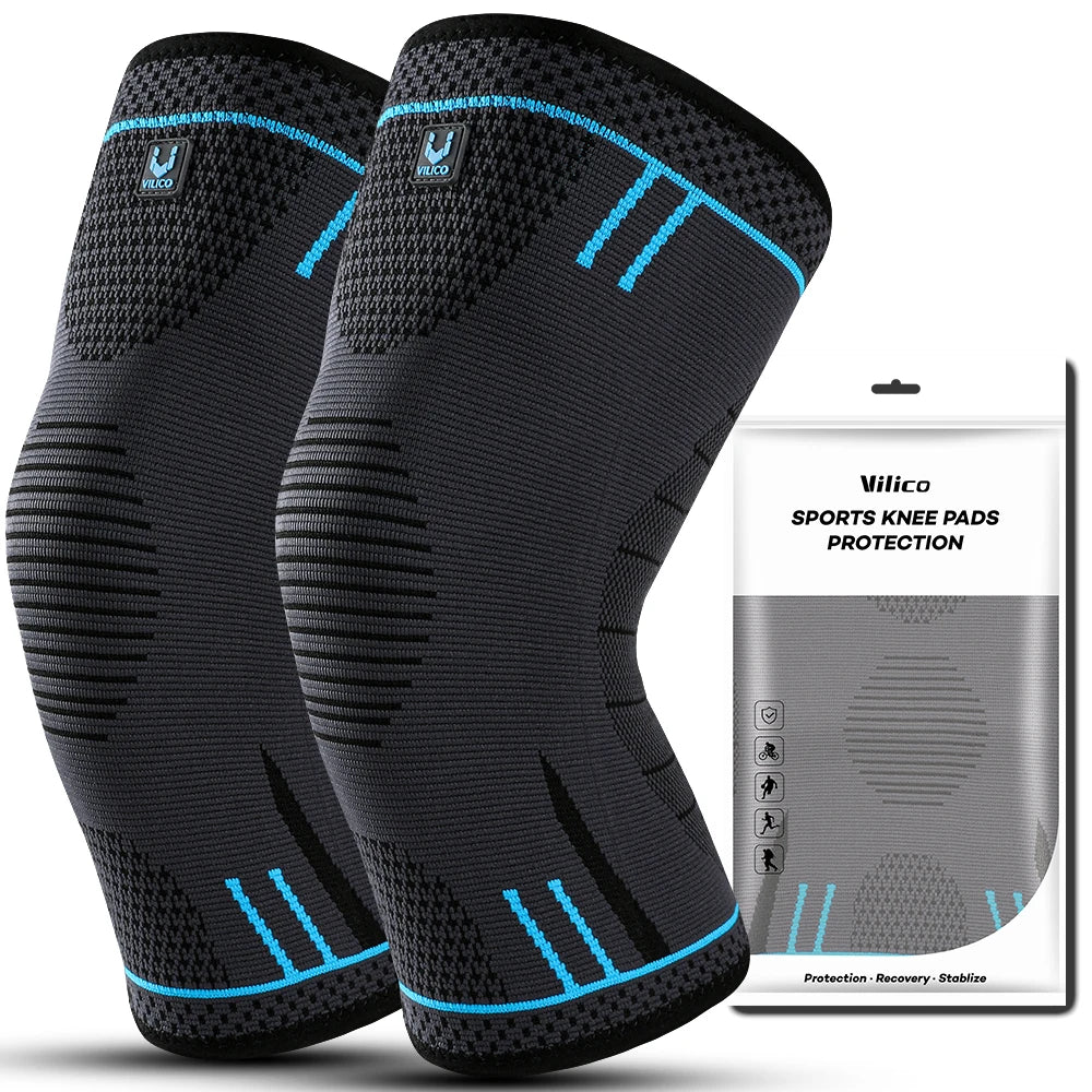 1 Pcs Compression Knee Support Sleeve Elastic Breathable Knee Pads