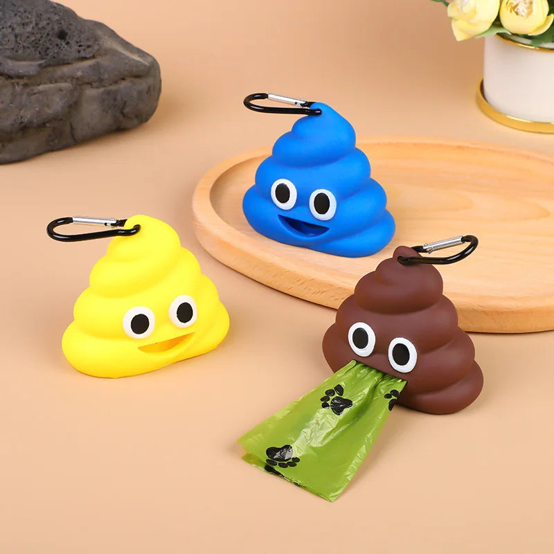1PC Creative Pet Supplies Dog Potty Pickup Cartoon Poop-shaped
