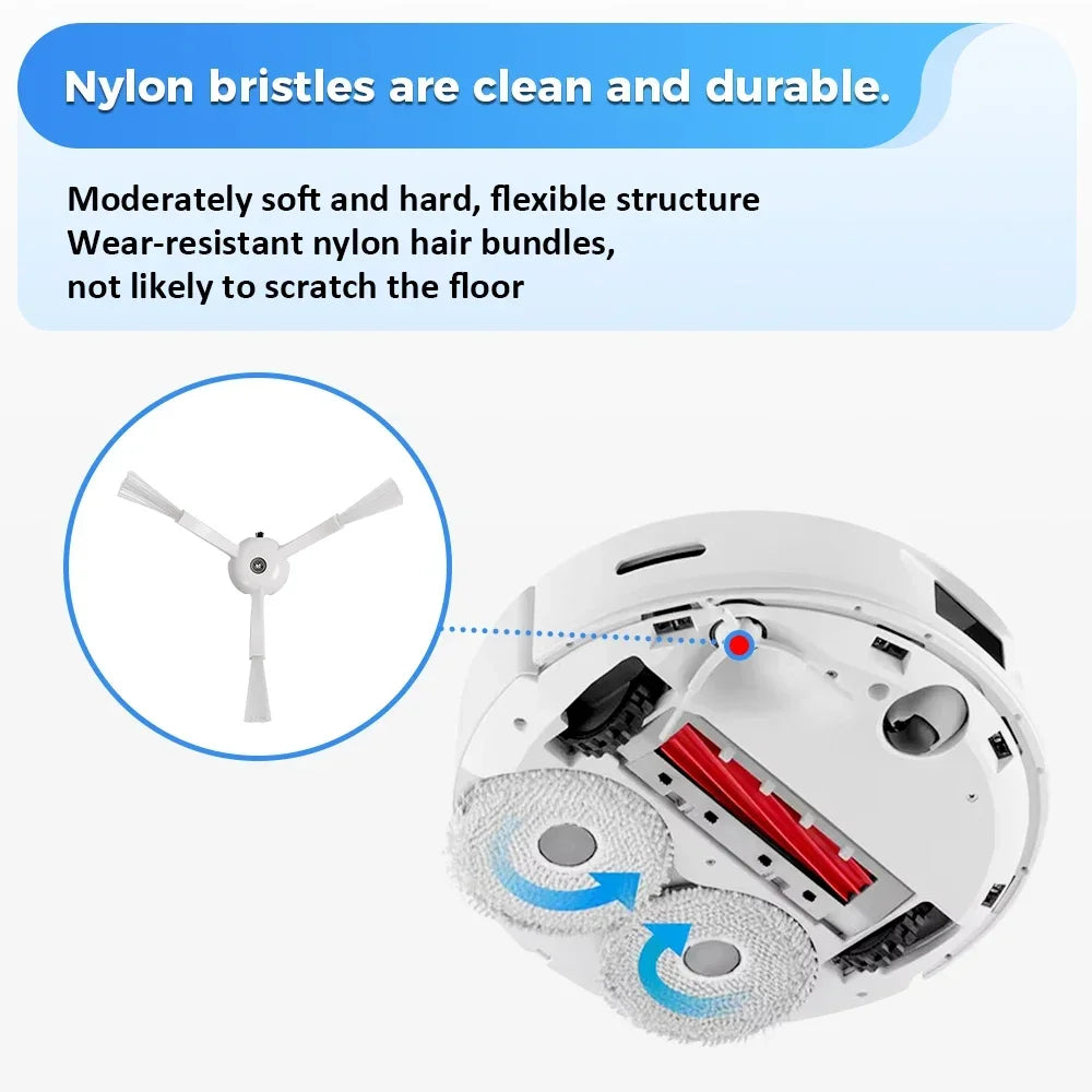 Side Brush For Xiaomi 1S For Roborock S6 S6 Pure S50 S5 Max G20S S8